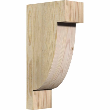 Ekena Millwork Alpine Rough Sawn Corbel, Douglas Fir, 4"W x 8"D x 16"H COR04X08X16ALP00RDF
